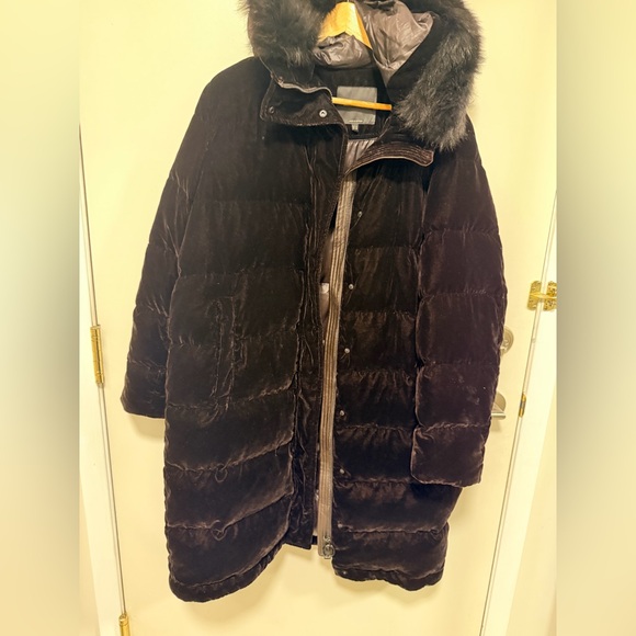 Massimo Dutti Dark Brown Puffer Jacket - Picture 5 of 11